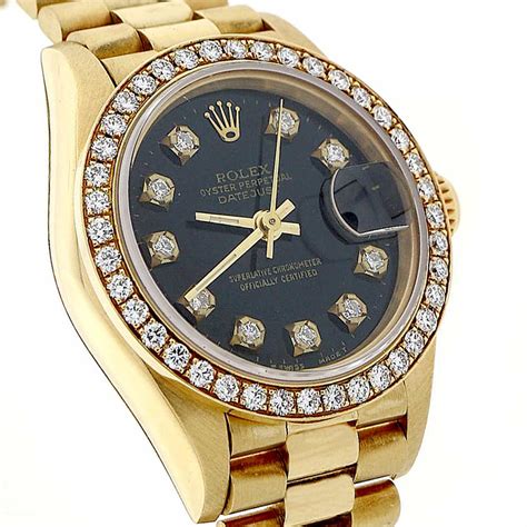 rolex presidential gold with diamonds|presidential Rolex with diamonds price.